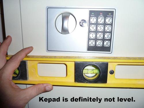 Paragon Safes In Wall Safe with Keypad and 2 Manual Override Keys, White customer photo 1