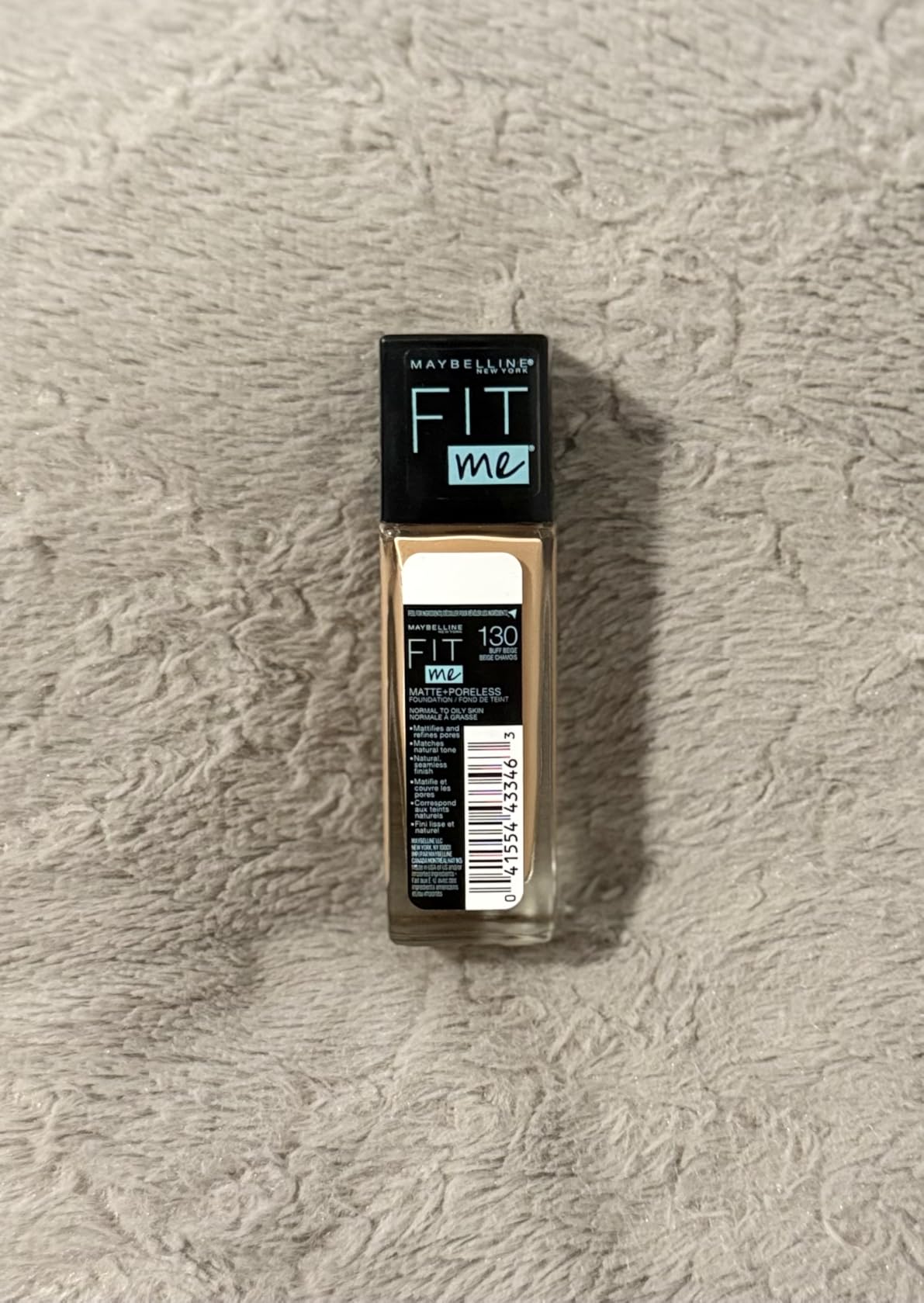 Maybelline Fit Me Matte + Poreless Liquid Oil-Free Foundation Makeup, Natural Beige, 1 Count (Packaging May Vary) customer photo 2