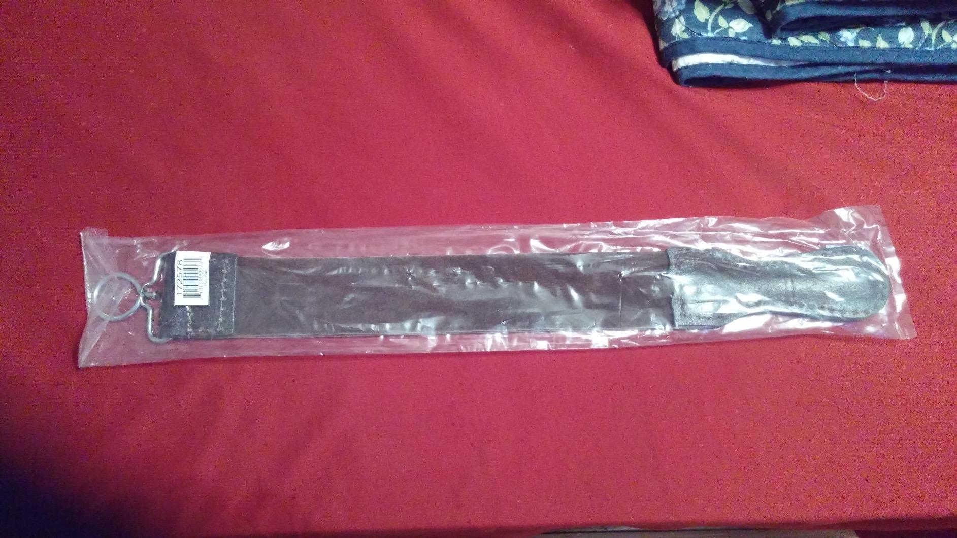 RED DEER Straight Razor Strop Leather Sharpening Strap 20 inchBarber Strop customer photo 2