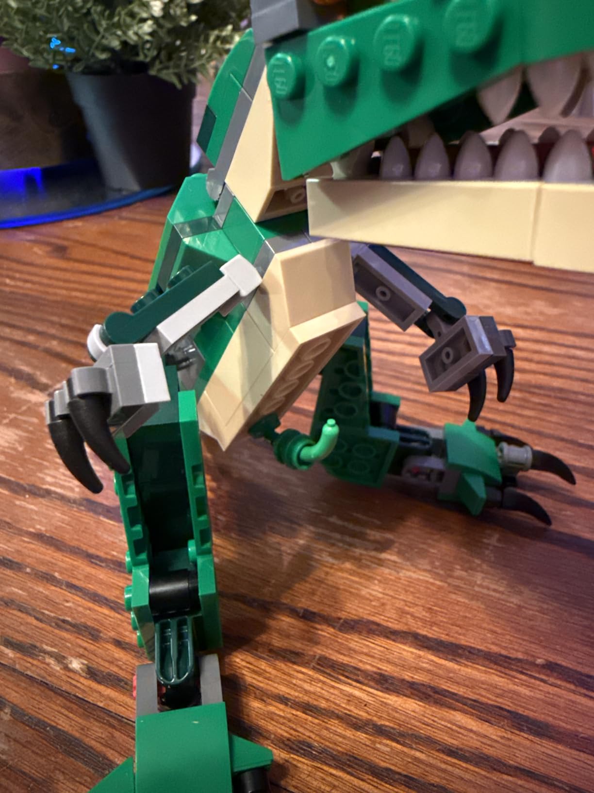 LEGO Creator 3 in 1 Mighty Dinosaur Toy, Transforms from T. rex to Triceratops to Pterodactyl Dinosaur Figures, Great Gift for 7-12 Year Old Boys & Girls, 31058 customer photo 2