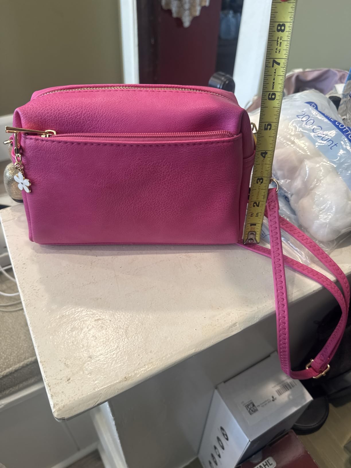 FashionPuzzle Triple Zip Crossbody customer photo 1