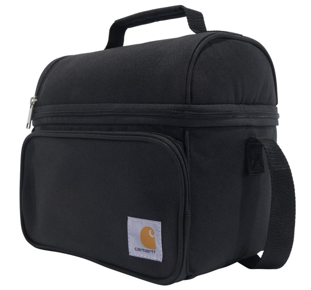 Carhartt Camping Cooler, Worksite Lunch Box, Soft Shell Lunch Bag for Construction Sites, Work and Everyday Use, Brown customer photo 1