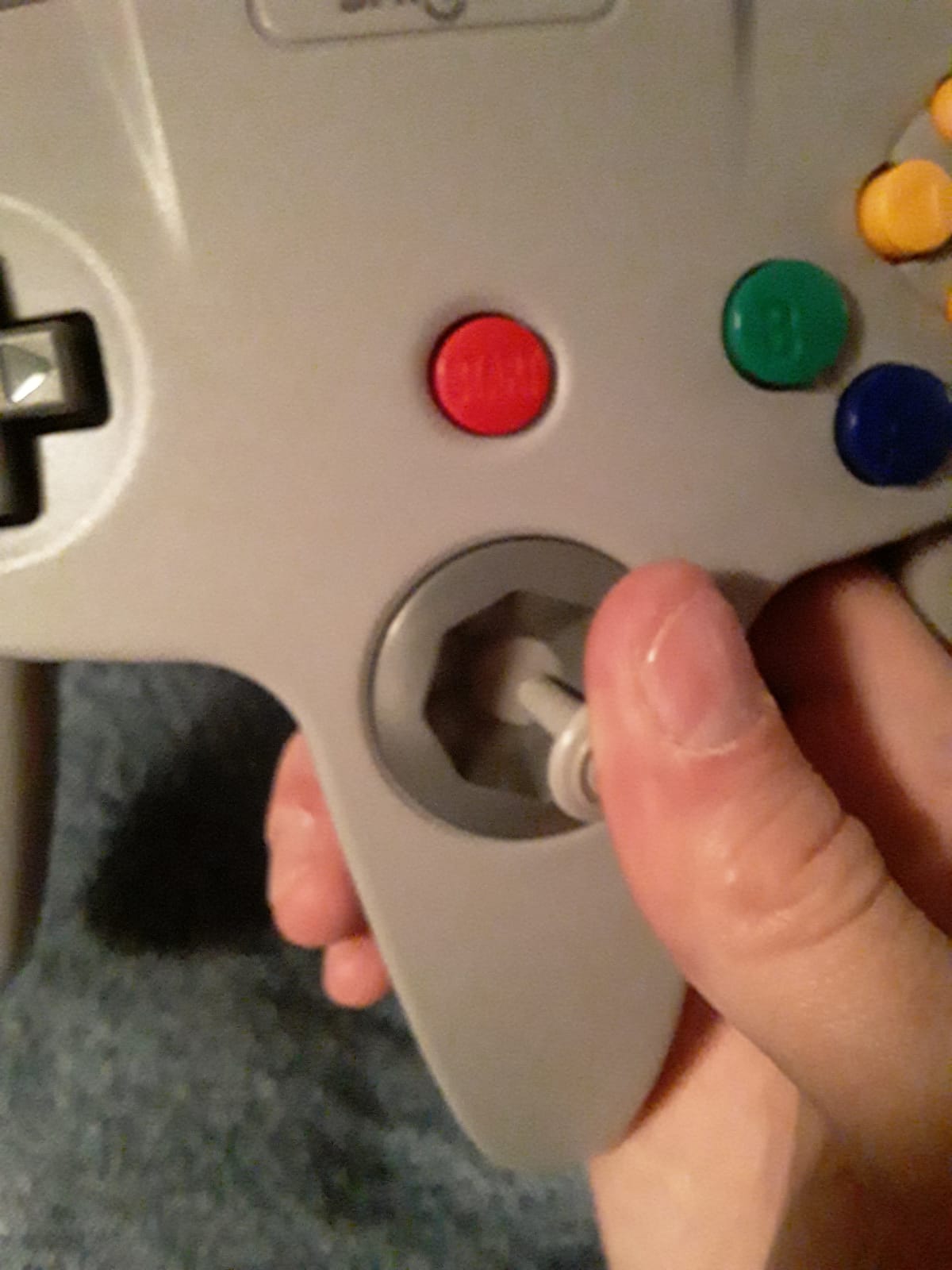 Classic N64 Controller, Wired USB PC Gamepad for Windows PC, macOS (Gray) customer photo 2