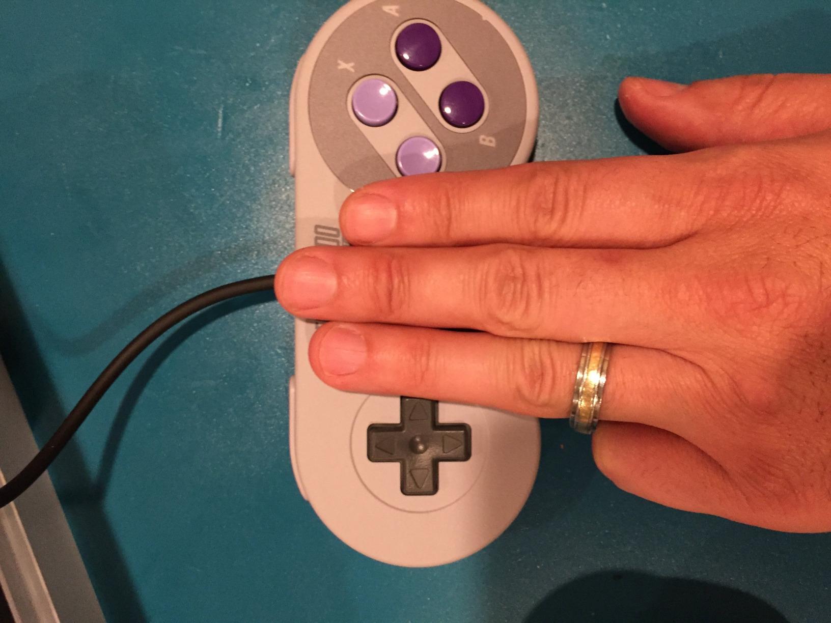 My Arcade Super Gamepad - Wireless Gaming Controller for Nintendo SNES Classic, NES Classic, Super Famicom, Wii, Wii U (Super NES Colors) customer photo 2