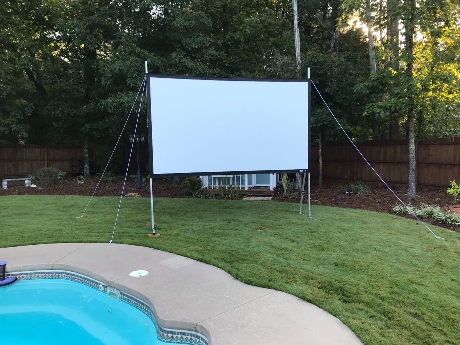 Elite Screens Yard Master Plus, 100-INCH 16:9, 8K 4K Ultra HD 3D Ready Indoor/Outdoor Portable Home Movie Theater Projector Screen, Front Projection - OMS100H2PLUS | US Based Company 2-YEAR WARRANTY customer photo 1