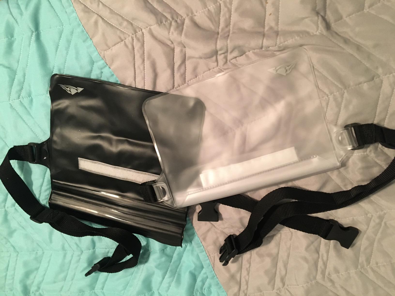 HEETA 2-Pack Waterproof Fanny Pack Pouch Dry Bag for Phone Passport Purse customer photo 2
