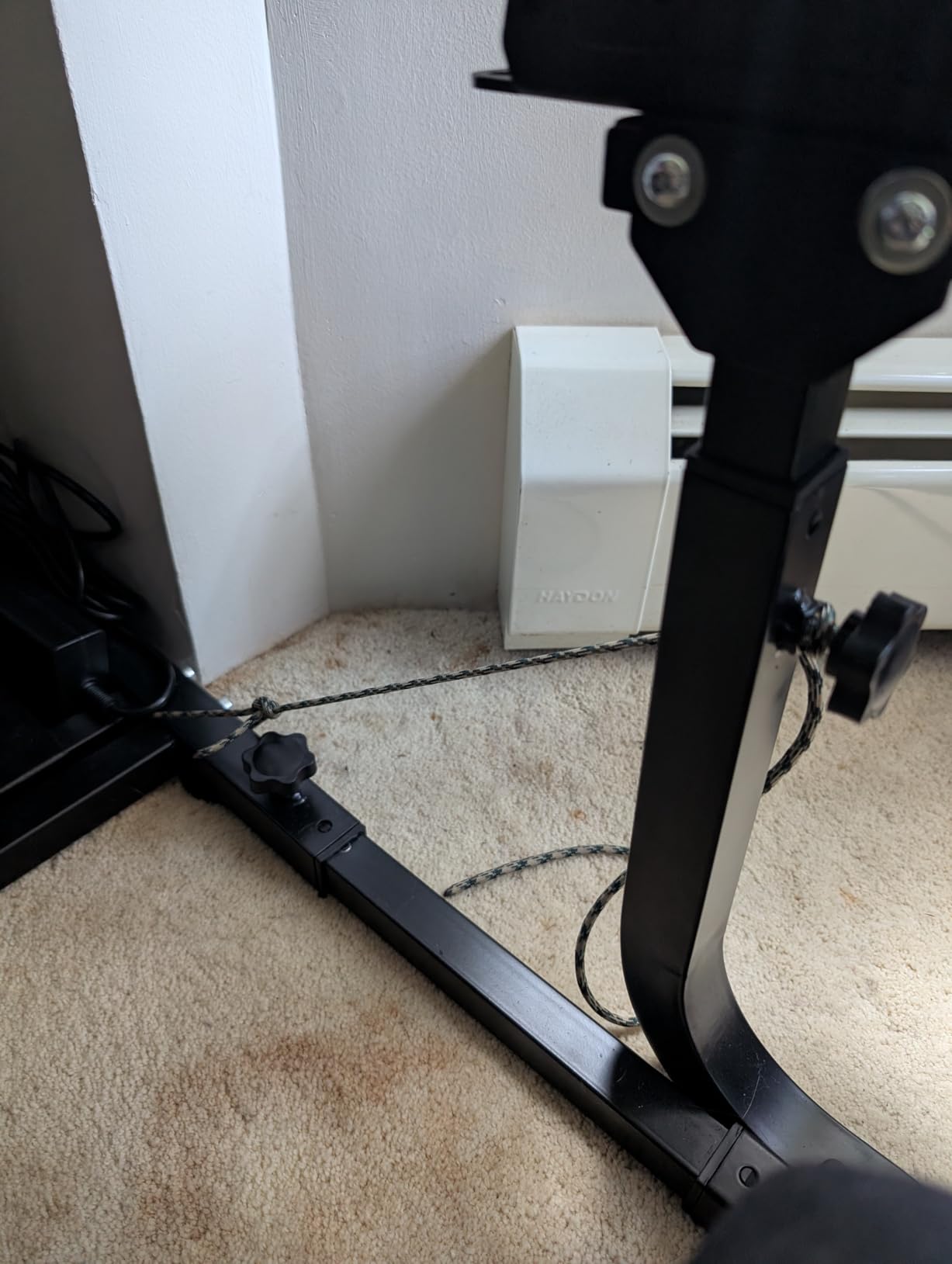 Marada Reinforced Stabilizing Racing Sim Cockpit Stand Fit for Fanatec customer photo 2