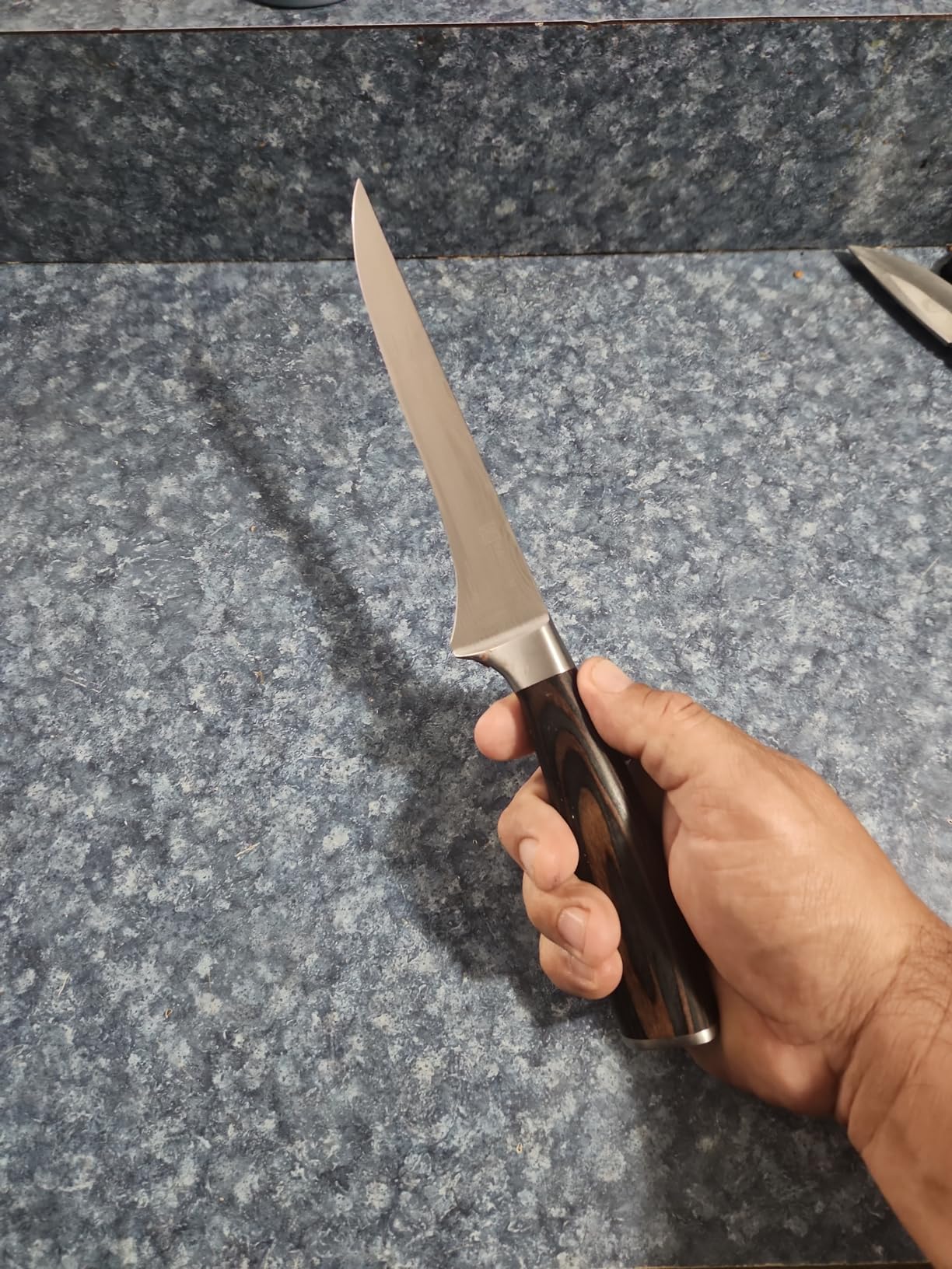 PAUDIN Boning Knife 6 Inch, Super Sharp Fillet Knife, German High Carbon Stainless Steel Deboning Knives, Professional Boning Knives for Meat Poultry Chicken, Pakkawood Handle with Gift Box customer photo 1