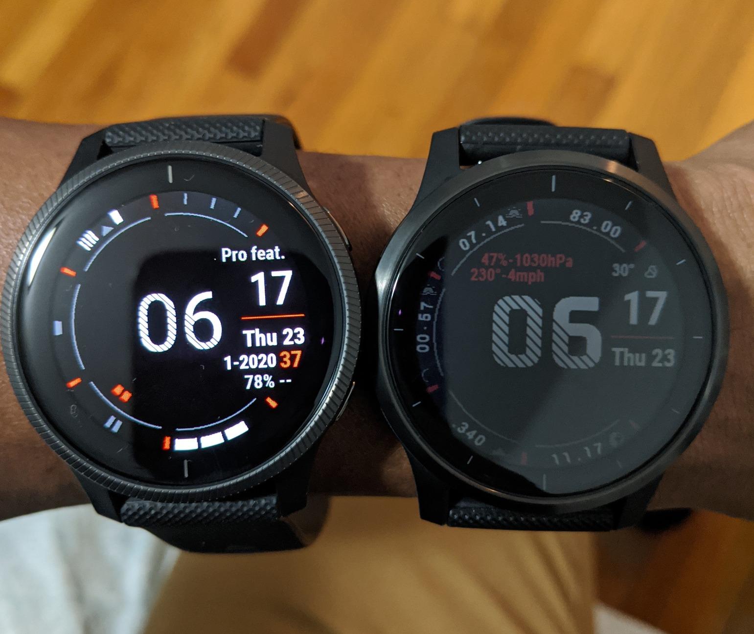 Garmin 010-02173-11 Venu, GPS Smartwatch with Bright Touchscreen Display, Features Music, Body Energy Monitoring, Animated Workouts, Pulse Ox Sensor and More, Black customer photo 1