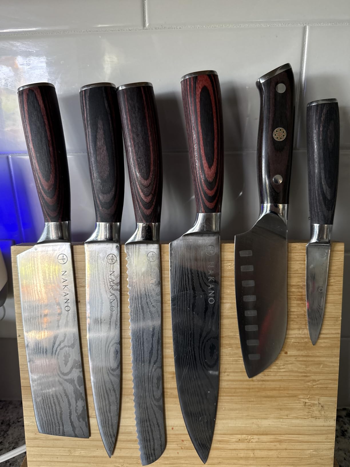 imarku Santoku Knife 7 Inch with Sharp Japanese High Carbon Stainless Steel customer photo 1