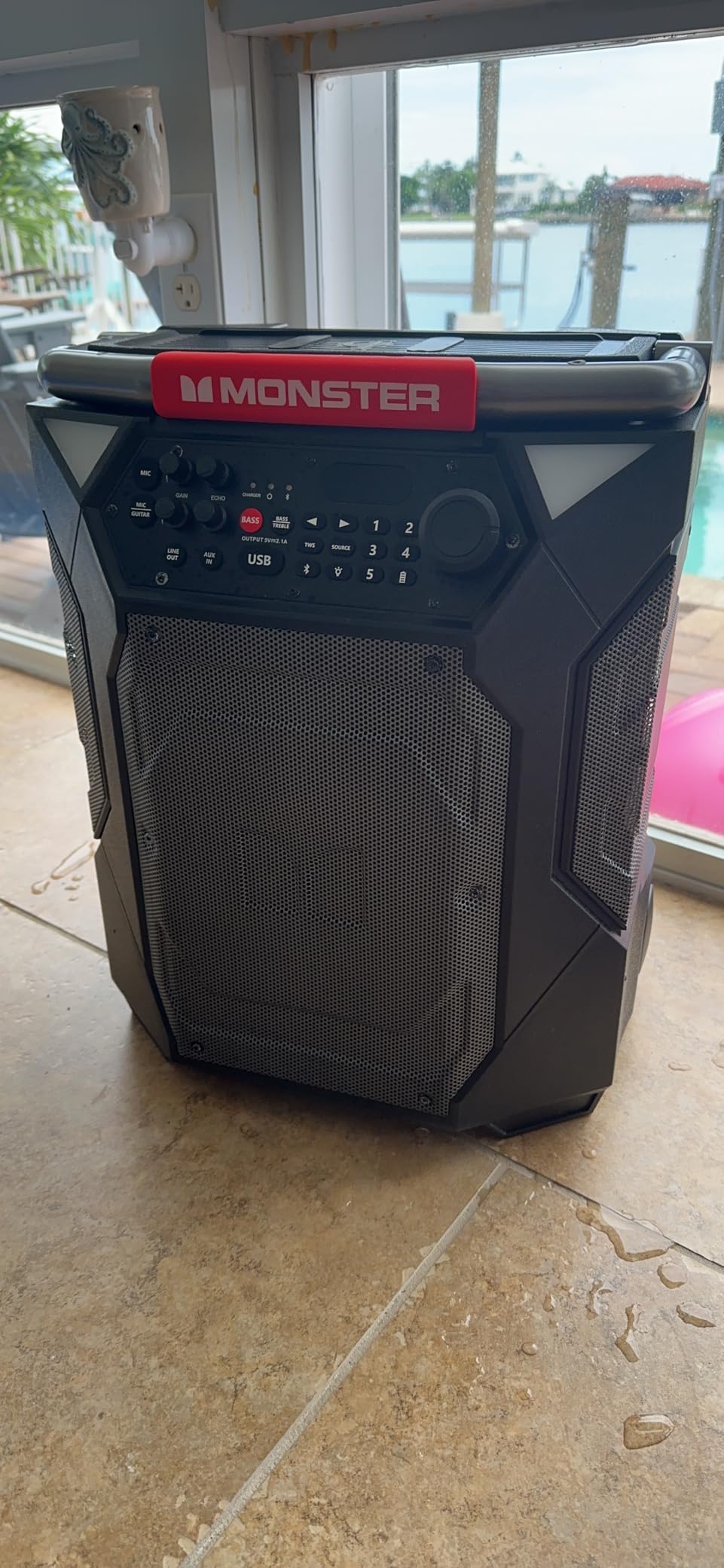 Monster Rockin’ Roller 270 Indoor/Outdoor Portable Bluetooth Speaker | up to 200W of 270 Degree Sound & up to 100 Hours of Playtime customer photo 1