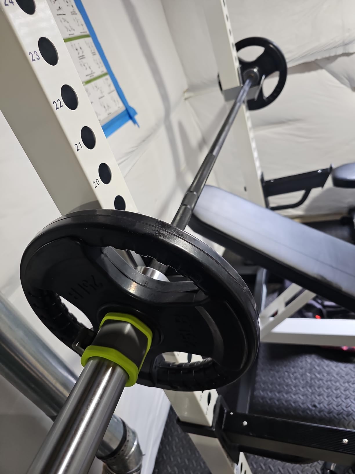 7FT Alloy Steel Olympic Barbell, 1500LB 45LB customer photo 2