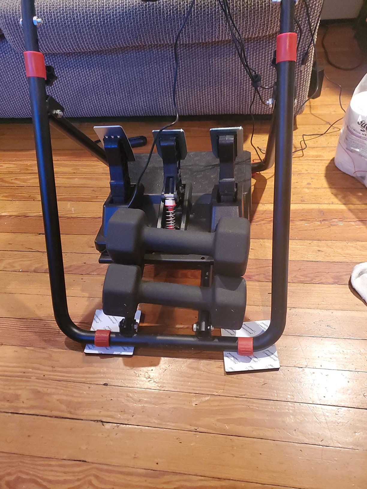 DIWANGUS Foldable & Adjustable Sim Racing Wheel Stand with Shifter Mount customer photo 1
