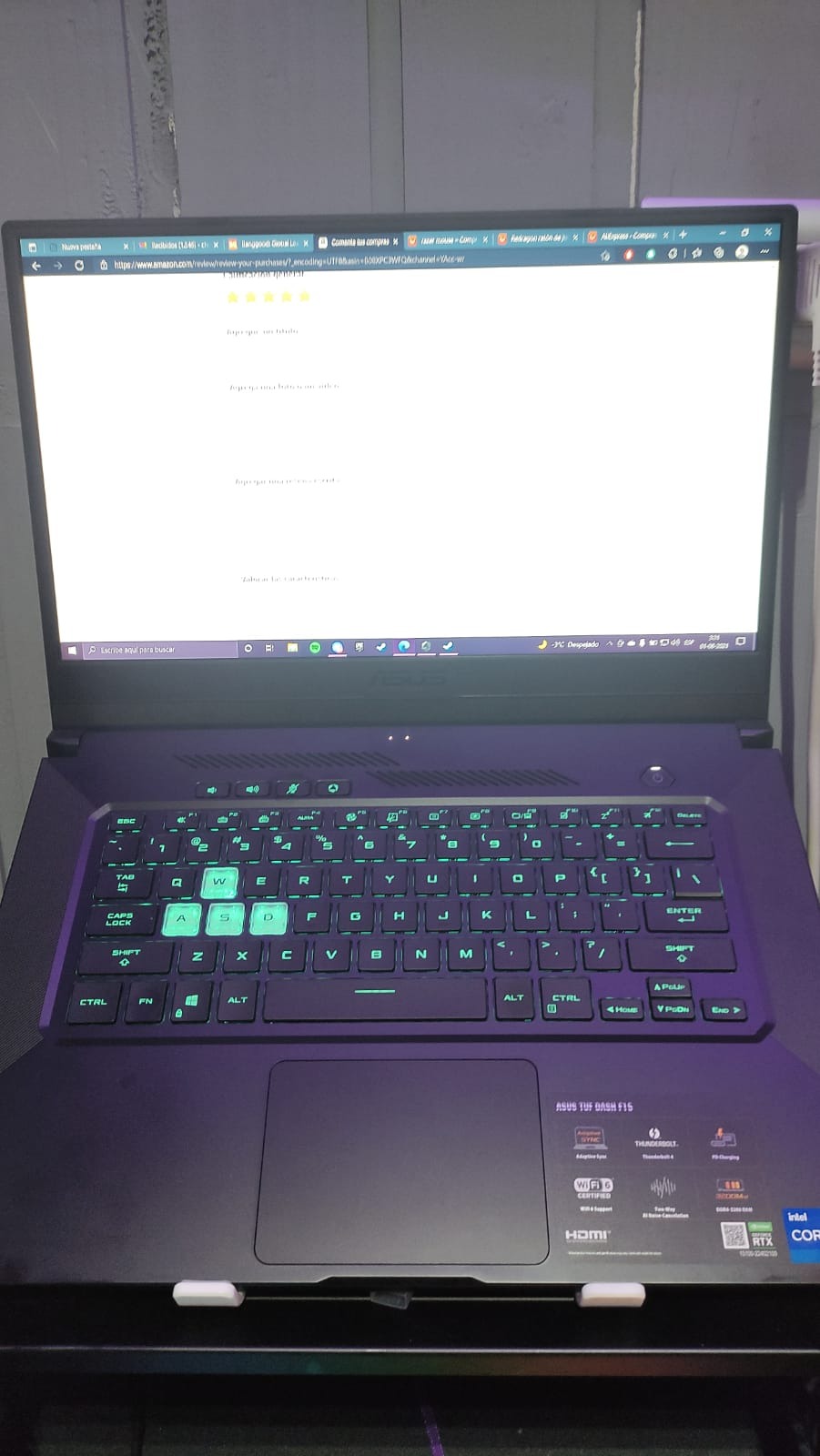ASUS TUF Dash 15 customer photo 2