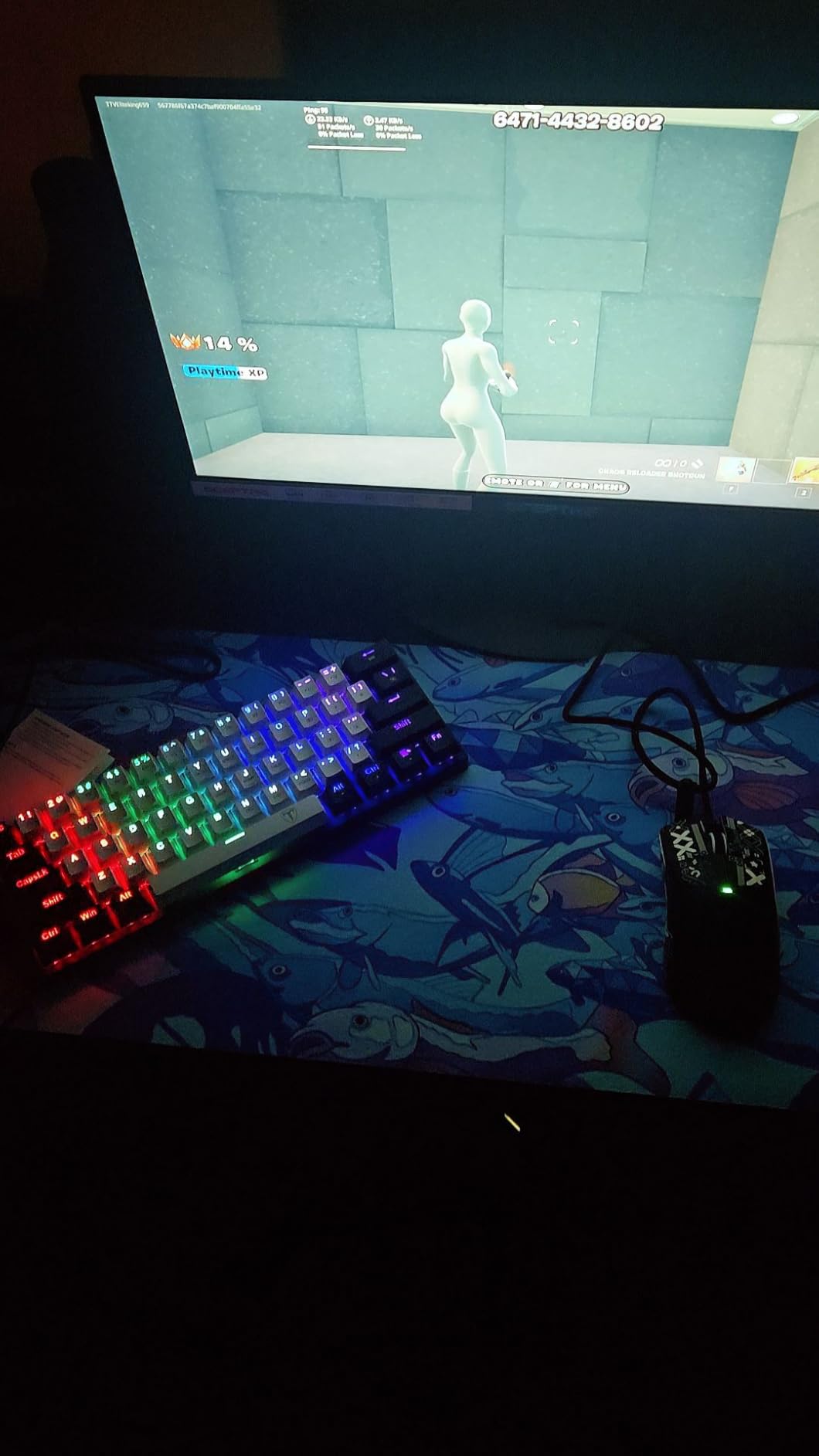 60% Wired Mechanical Gaming Keyboard with Blue Switches, LED Backlit customer photo 2