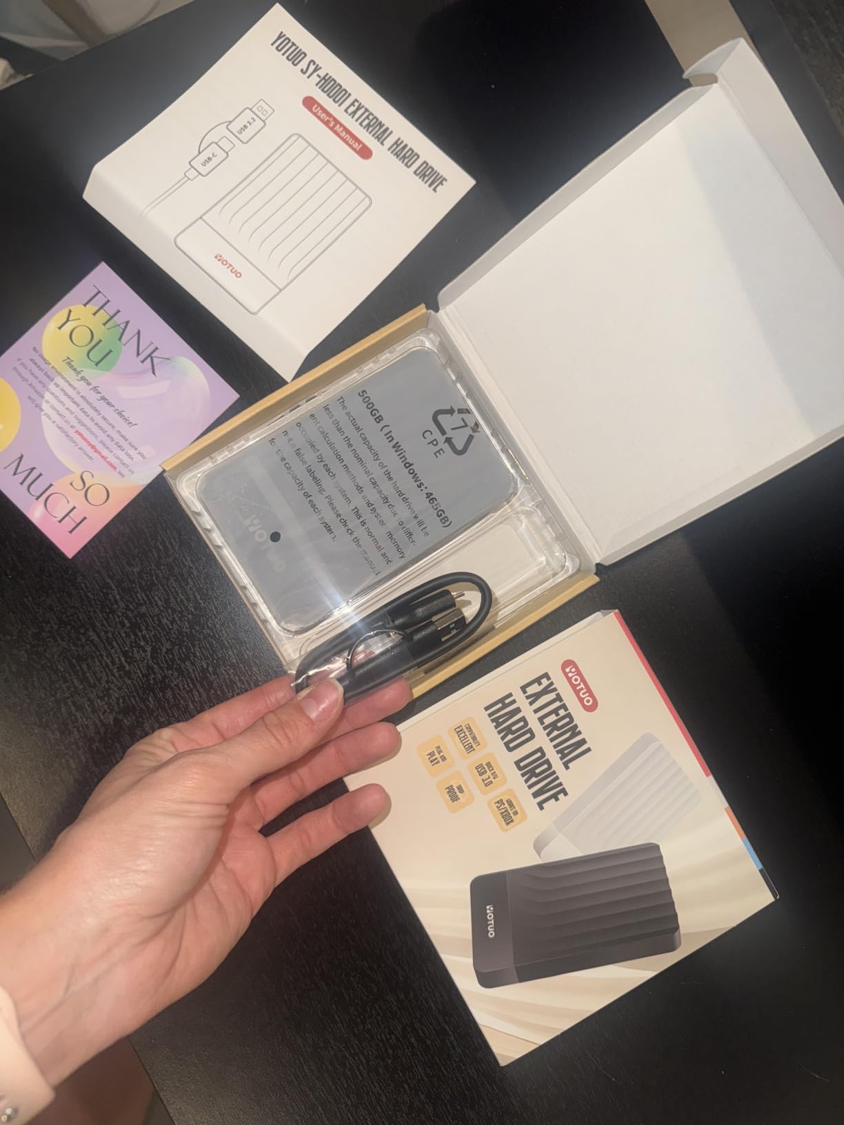 YOTUO 500GB HDD customer photo 2