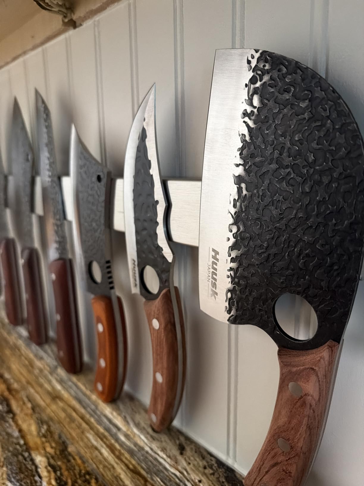 Magnetic Knife Holder for Wall 16 Inch Knife Magnetic Strip Refrigerator Knife Magnet Bar Wall Mount Knife Rack for RV Kitchen Utensil Holder Metal Tool Holder Knife Block for Kitchen Organization customer photo 1