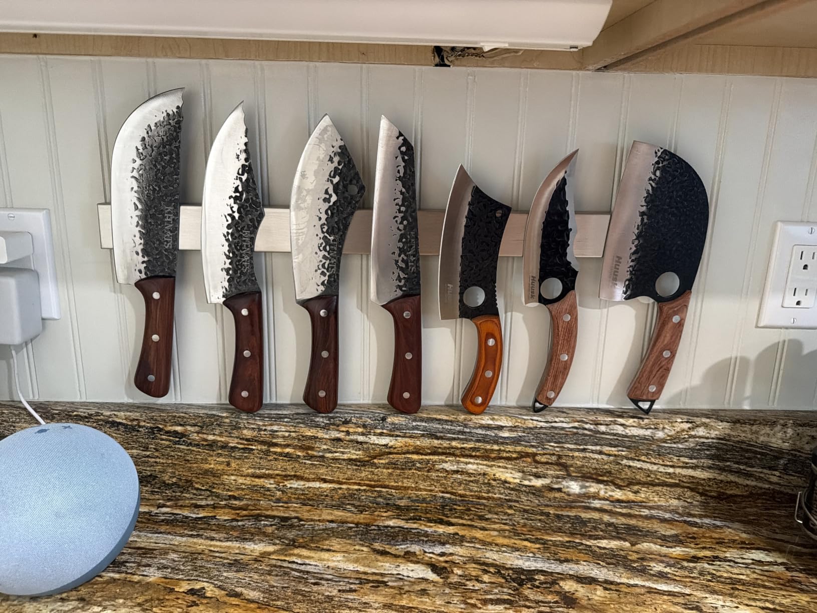 Magnetic Knife Holder for Wall 16 Inch Knife Magnetic Strip Refrigerator Knife Magnet Bar Wall Mount Knife Rack for RV Kitchen Utensil Holder Metal Tool Holder Knife Block for Kitchen Organization customer photo 2