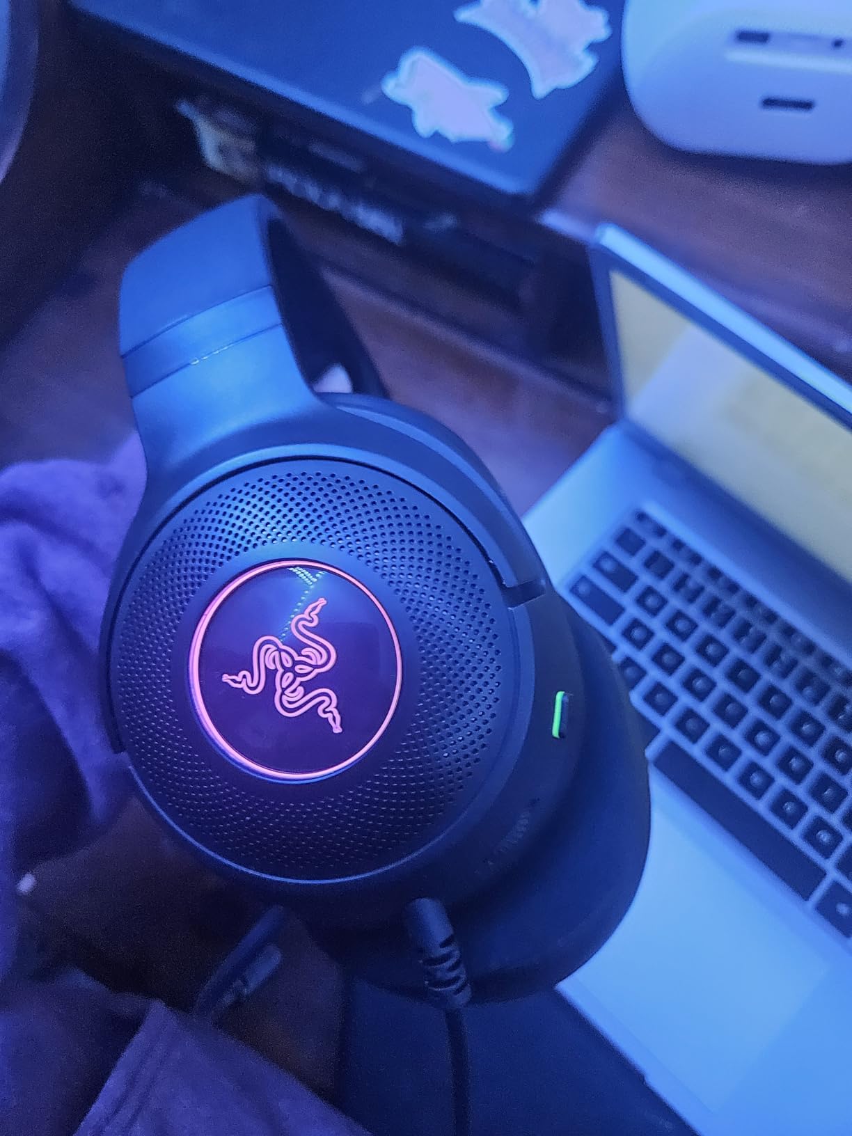 Razer Kraken V3 X Wired USB Gaming Headset, Lightweight, Black customer photo 1
