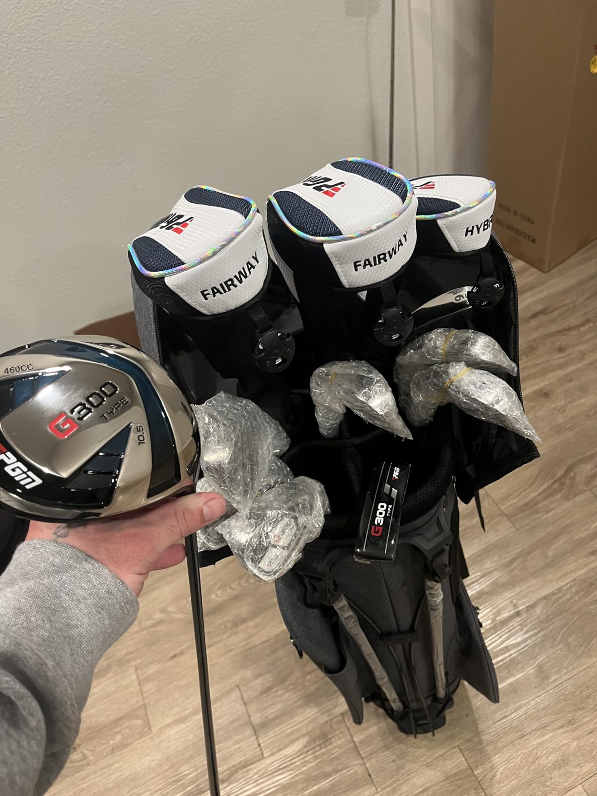 PGM G300 Men's Golf Club Set, 12-Piece Performance Set, Titanium Driver customer photo 1