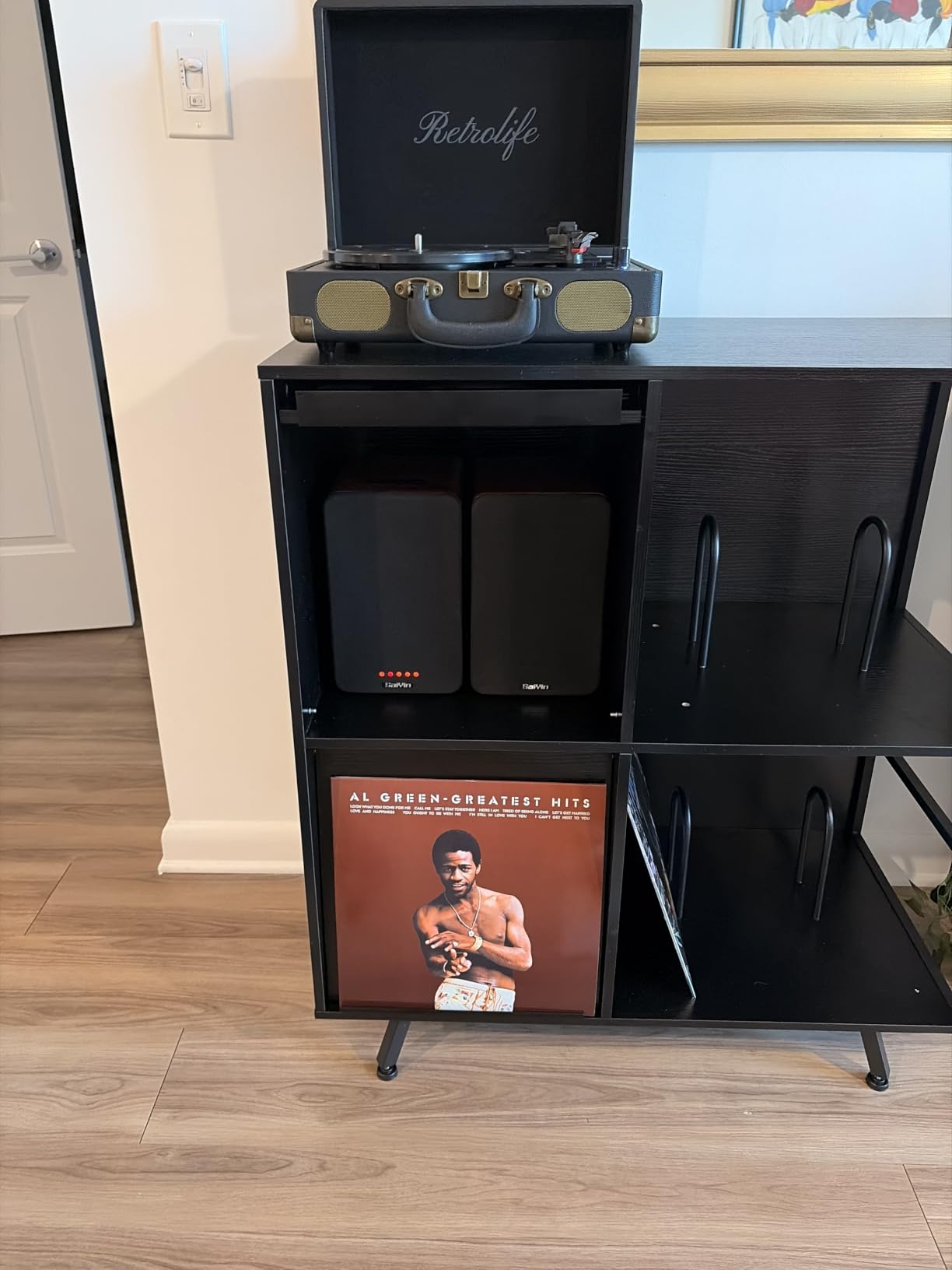 Saiyin Powered Bluetooth Bookshelf Speakers customer photo 2