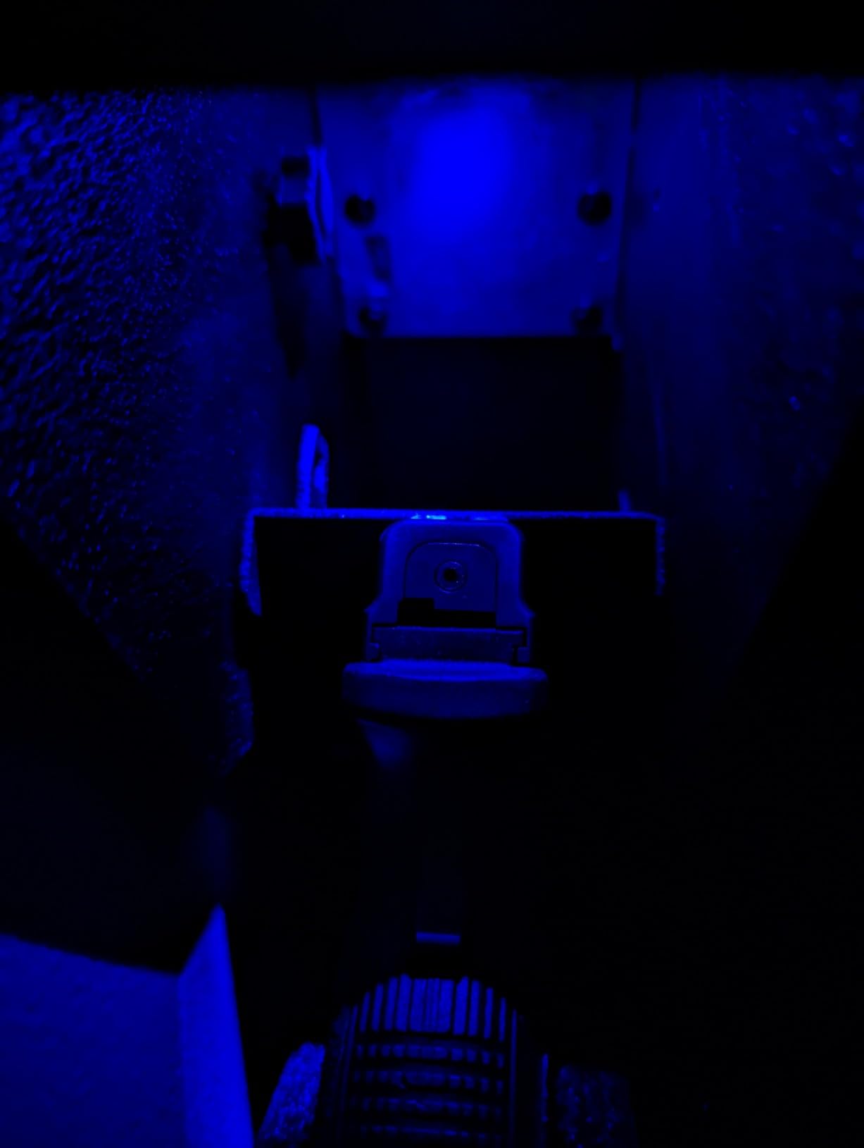 Drop Down Biometric Gun Safe for Handgun Mounted for Bedside Desk customer photo 2