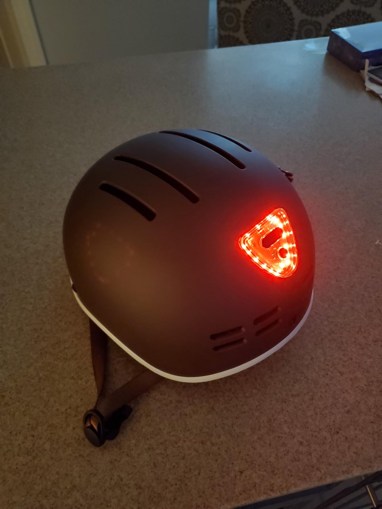 Exclusky Bike Helmet for Adults,Adjustable Cycling Helmet for Men & Women Safety Certified Bicycle Helmet for Commuting, Road Biking, Skating with USB Rechargeable Rear Light customer photo 1