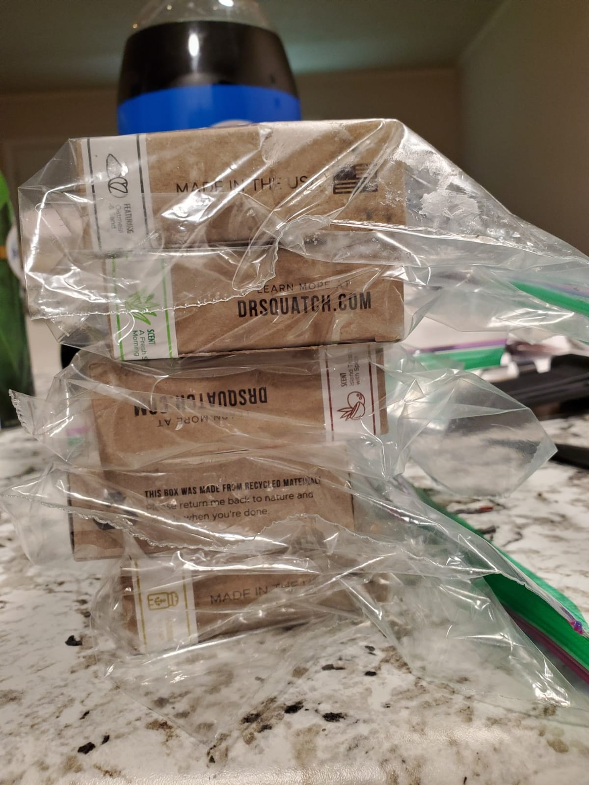 Dr. Squatch Natural Men’s Bar Soap, Body Soap Bar (5oz, 5-Pack) customer photo 2