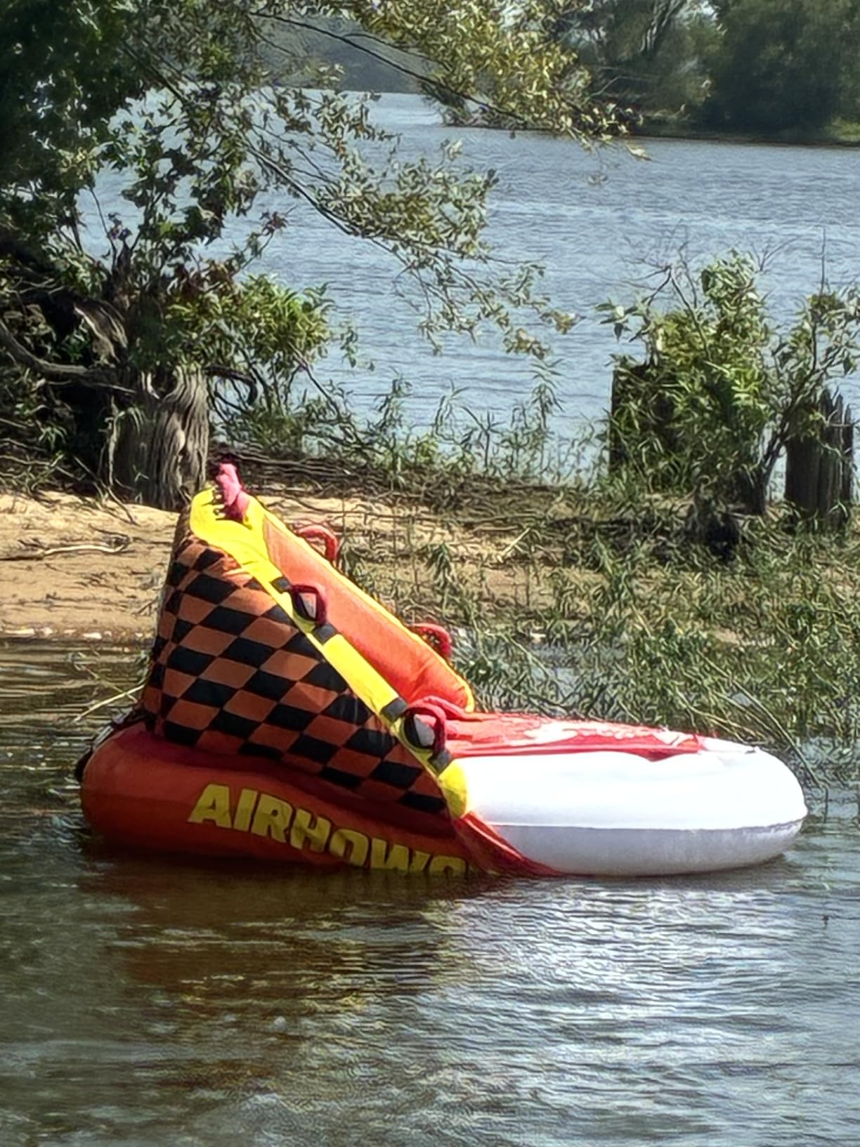 Super Sofa Towable Tubes for Boating 1-4 Person,Tubes for Boats,Inflatable Pull Boats/Boat Tube/Water Tube,Front&Back Tow Points with Heavy-Duty Thick Nylon Cover for Water Sports customer photo 1