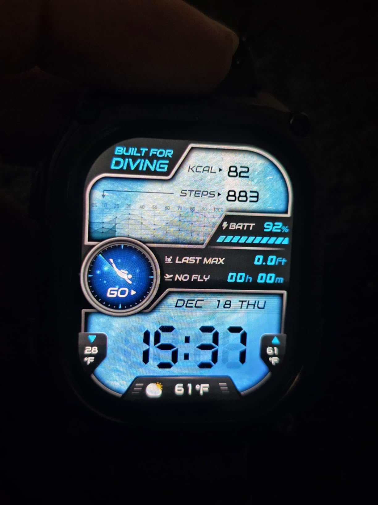 KOSPET Tank T3 Smart Watch for Men, 1.43” AMOLED, 5 ATM & IP69K Waterproof customer photo 2