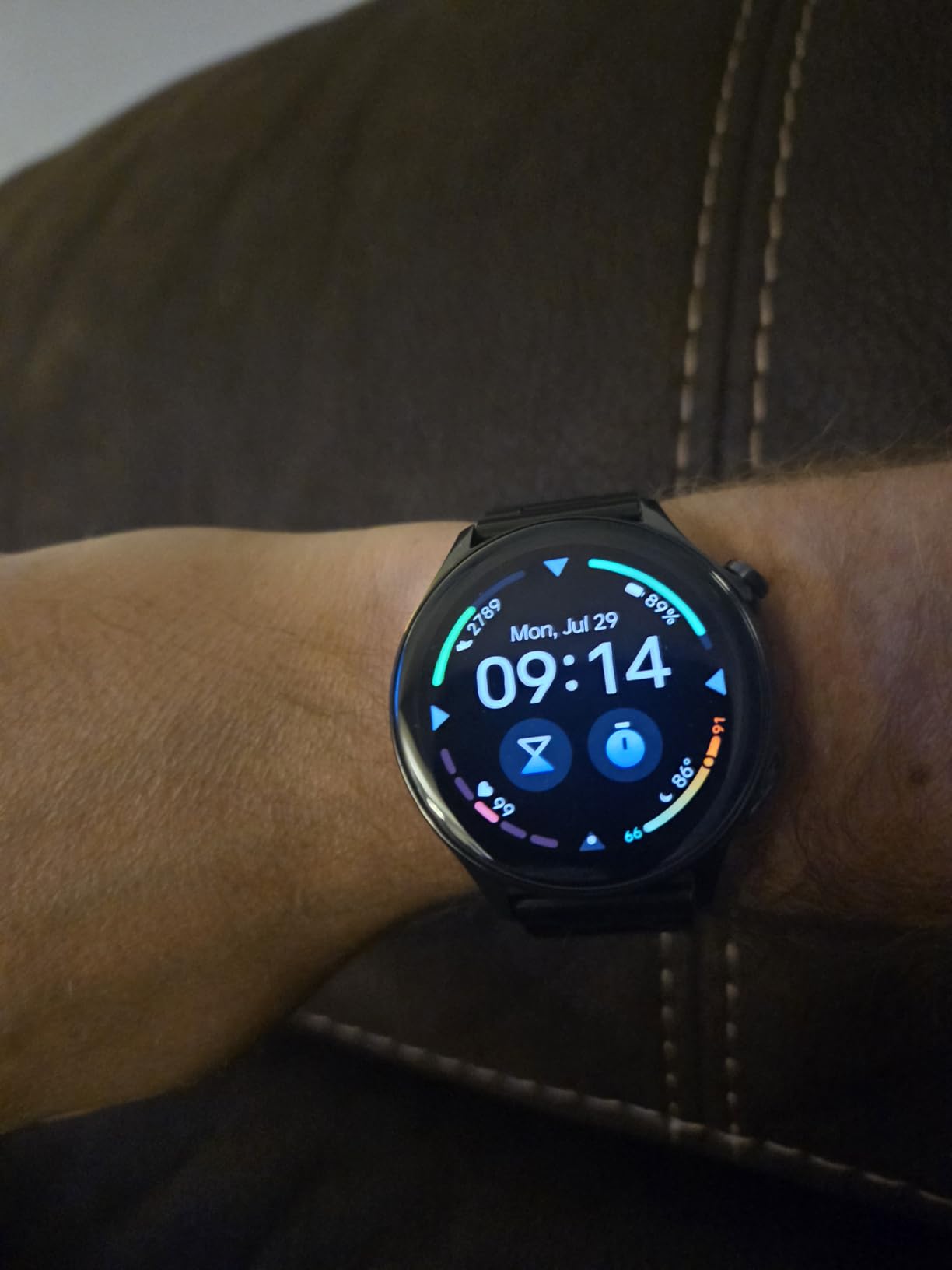 ONEPLUS Watch 2, 32GB, 100-Hour Battery, Health & Fitness Tracking, Sapphire Crystal Design, Dual-Engine, Wear OS by Google customer photo 1