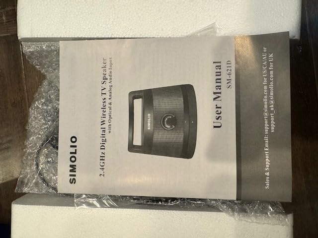 SIMOLIO Wireless TV Speakers for Hard of Hearing, TV Sound Amplifier customer photo 1