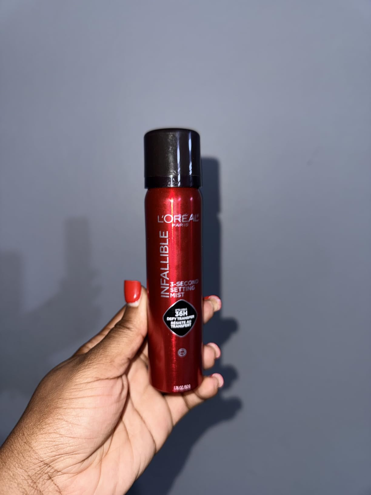 L'Oreal Paris Infallible 3-Second Setting Spray, Up to 36HR Wear, 1.76 oz customer photo 2