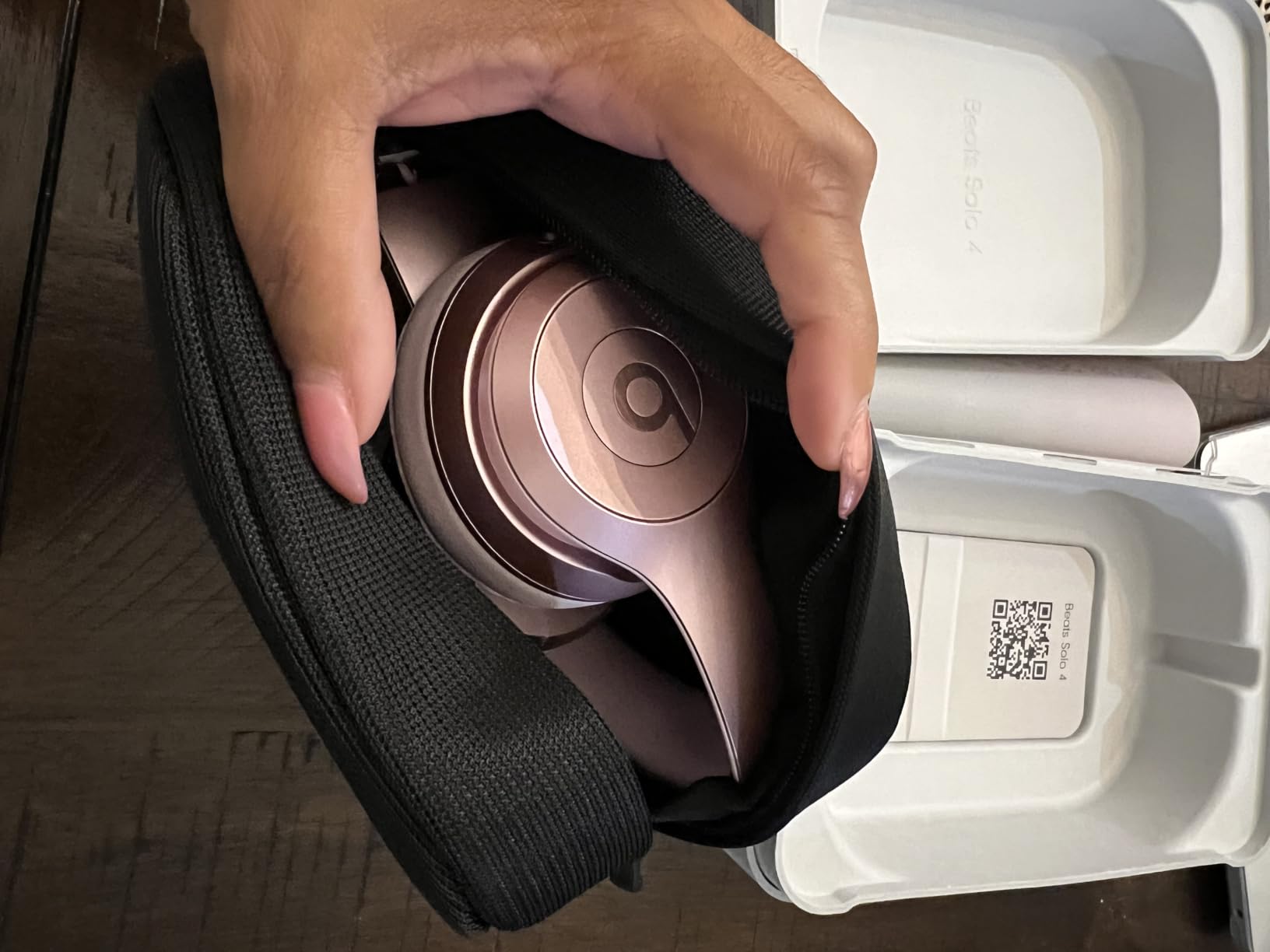 Beats Solo 4 - Wireless On-Ear Bluetooth Headphones, Up to 50-Hour Battery Life, Ultra-Lightweight Comfort, Powerful and Balanced Sound, Apple & Android Compatible - Cloud Pink customer photo 1