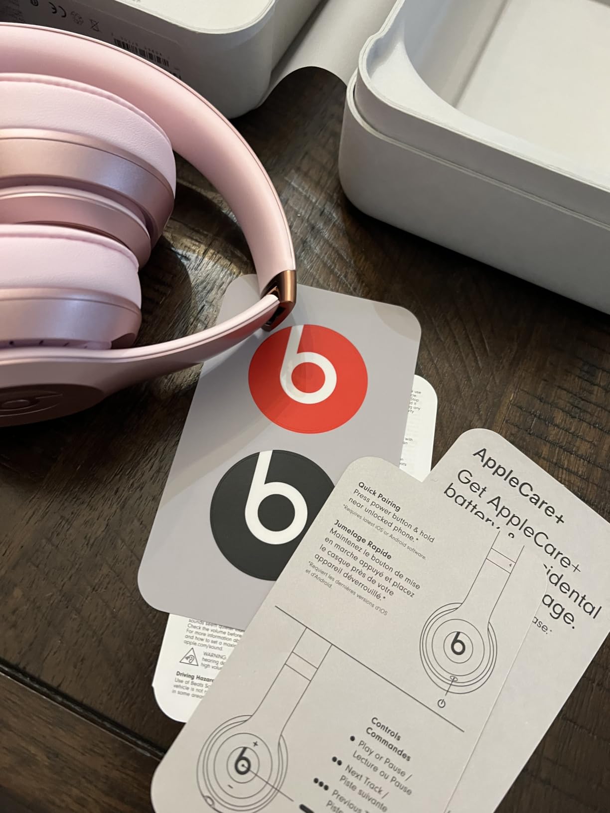 Beats Solo 4 - Wireless On-Ear Bluetooth Headphones, Up to 50-Hour Battery Life, Ultra-Lightweight Comfort, Powerful and Balanced Sound, Apple & Android Compatible - Cloud Pink customer photo 2