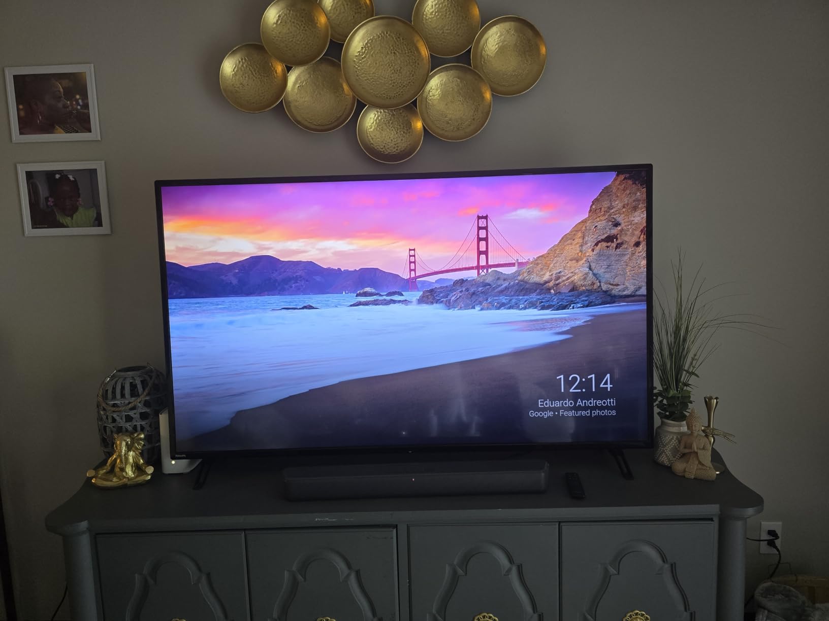 Philips B5109 2.0 Channel Bluetooth Soundbar - HDMI ARC, Dolby Digital Plus, DTS Virtual:X, Roku TV Ready, 120W Max Power, Dark Grey customer photo 2
