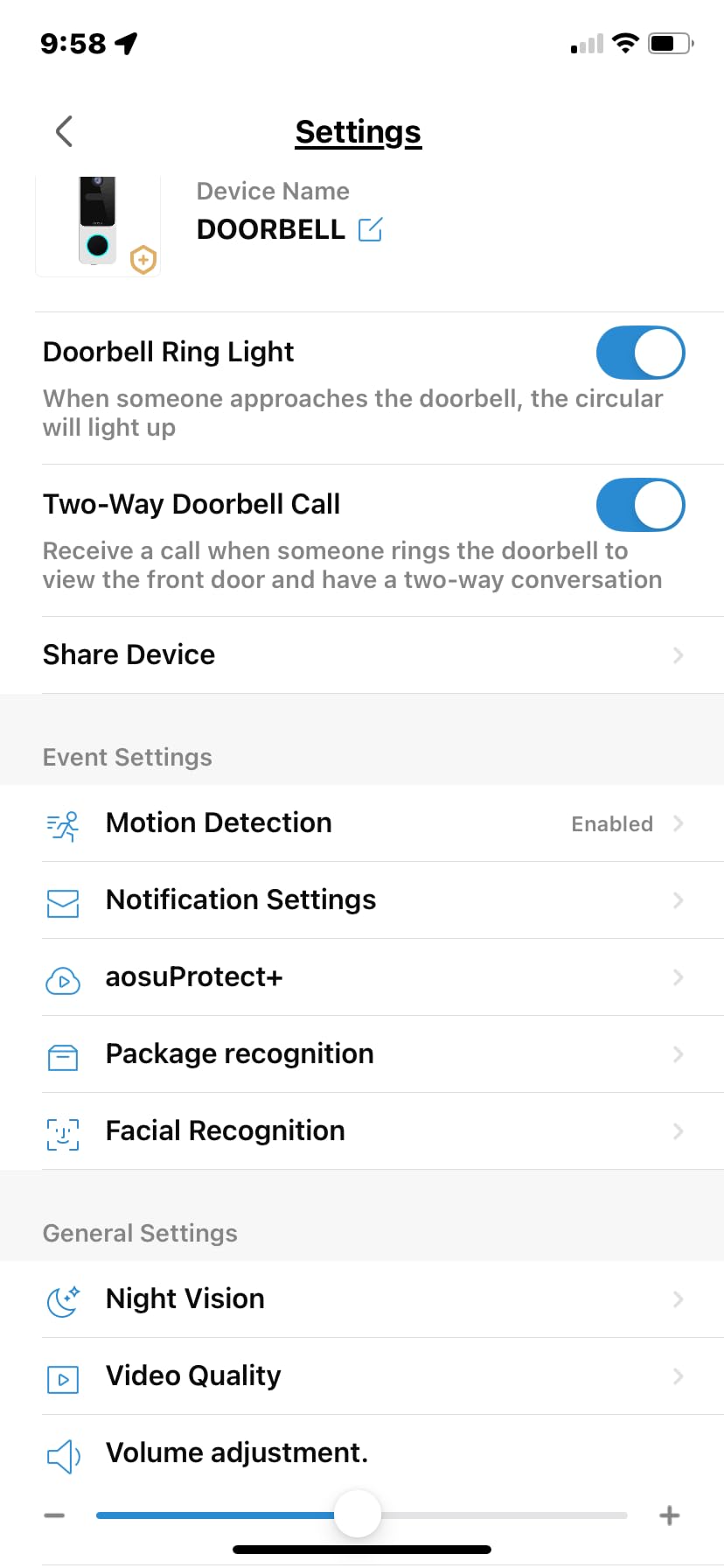 aosu Video Doorbell Camera customer photo 1
