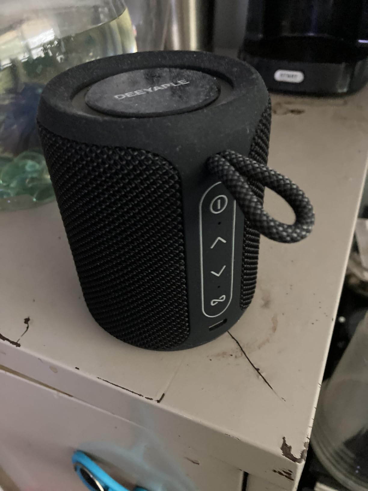 Bluetooth Speaker Wireless,IP67 Waterproof & Dustproof Portable Speaker with Lights,15W Loud Stereo Sound, 2500mAh Battery All Day Playtime, TWS Pairing, BT5.3, Home/Party/Outdoor/Beach (Black) customer photo 2