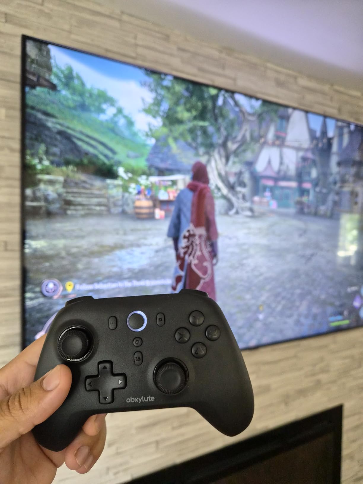 abxylute C6 Wireless PC Controller, Bluetooth Game Controller -1000Hz Polling Rate- Hall Effect Joystick for Windows PC, Switch 1&2, Steam Deck, Android TV/Mobile, iOS, MAC &Tesla Vibration Turbo Lightweight customer photo 1
