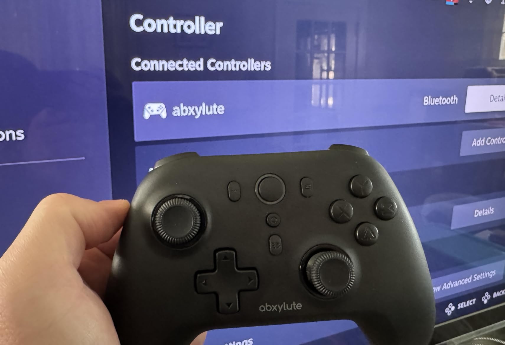 abxylute C6 Wireless PC Controller, Bluetooth Game Controller -1000Hz Polling Rate- Hall Effect Joystick for Windows PC, Switch 1&2, Steam Deck, Android TV/Mobile, iOS, MAC &Tesla Vibration Turbo Lightweight customer photo 2