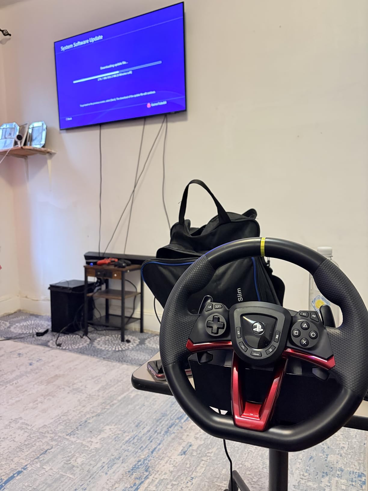 HORI Wireless Racing Wheel Apex for Playstation 5, PlayStation 4 and Windows 11/10 customer photo 1