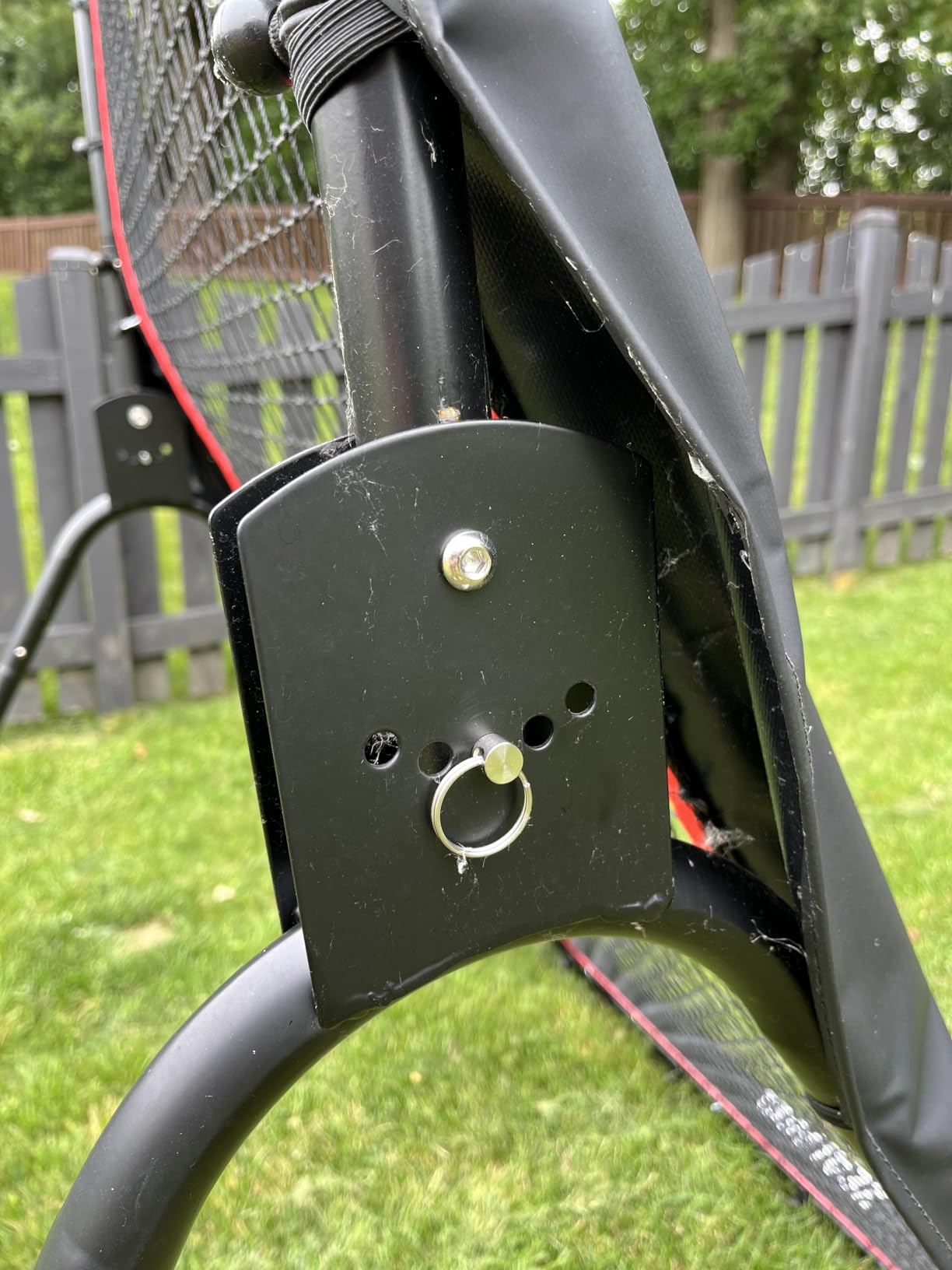 ZEALFEEL Lacrosse Rebounder with 5 Adjustable Angles, 4x6FT/4x7FT customer photo 2