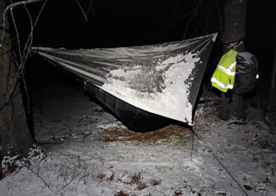 Camping Hammock with Mosquito Net, Underquilt & Rain Fly Tarp customer photo 2