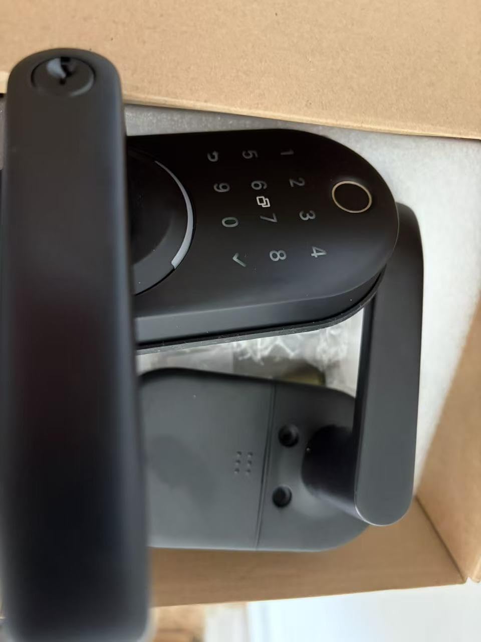 Keypad Smart Door Knob Lock, Yamiry Fingerprint Keyless Entry Handle Lock customer photo 1