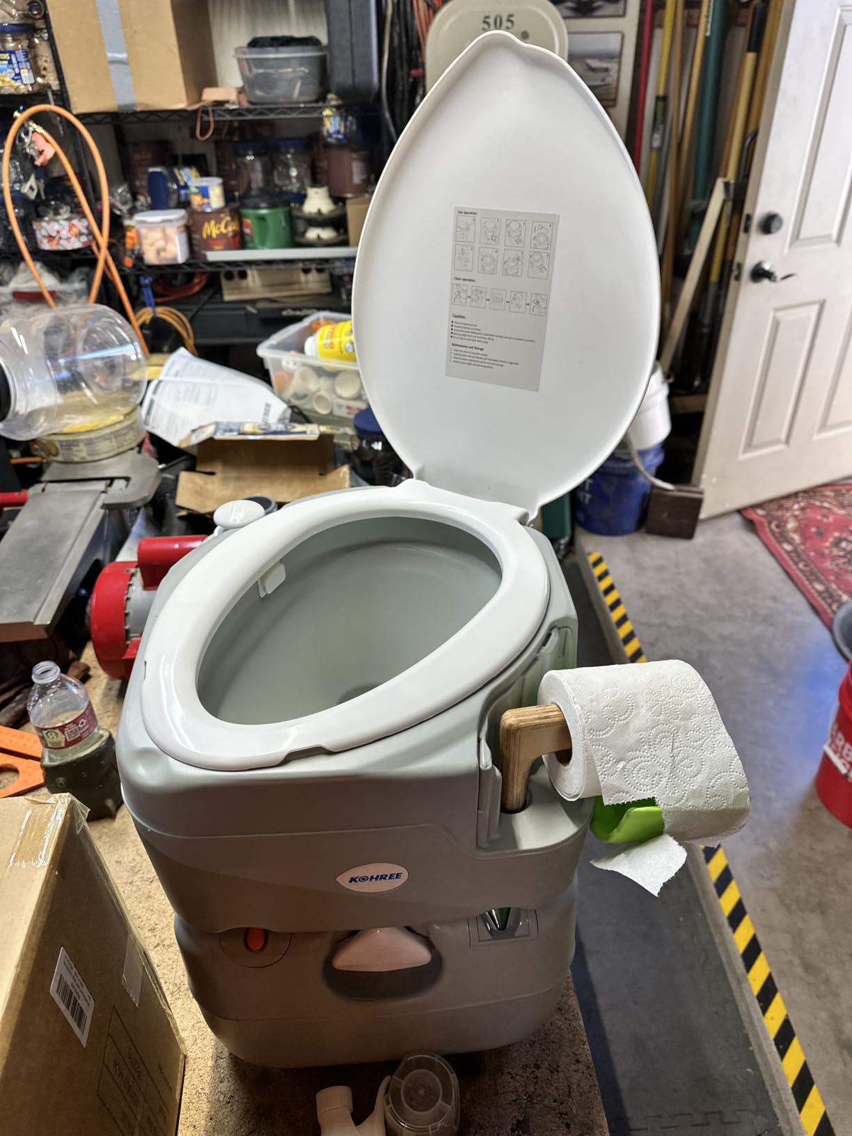 Kohree Camping Toilet Portable 5.3 Gallon, 20L Porta Potty for Adults customer photo 1