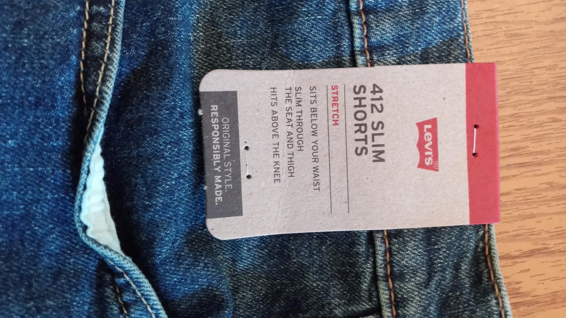 Levi's Men's Slim Cut Off Jean Shorts customer photo 1