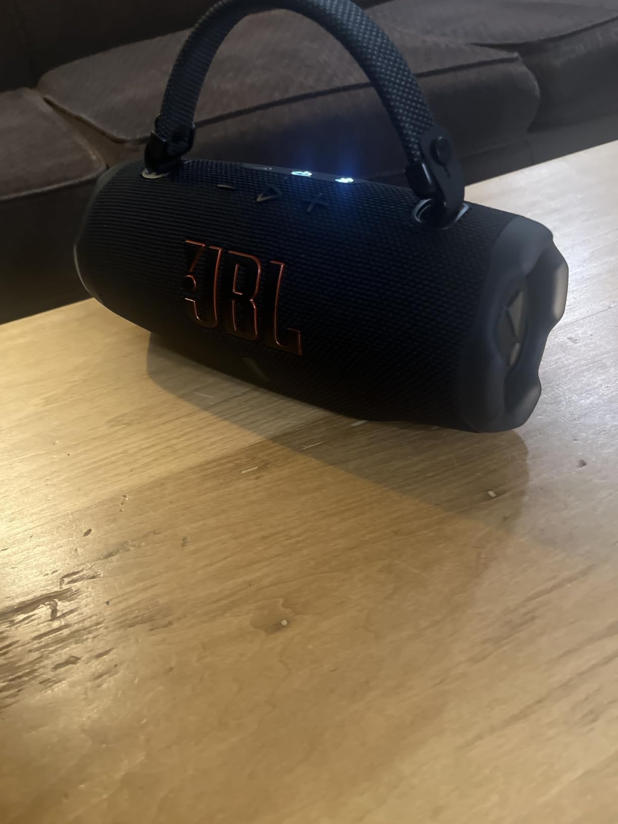 JBL Charge 6 Portable Bluetooth Speaker, Waterproof, Drop-Proof - Sand customer photo 1