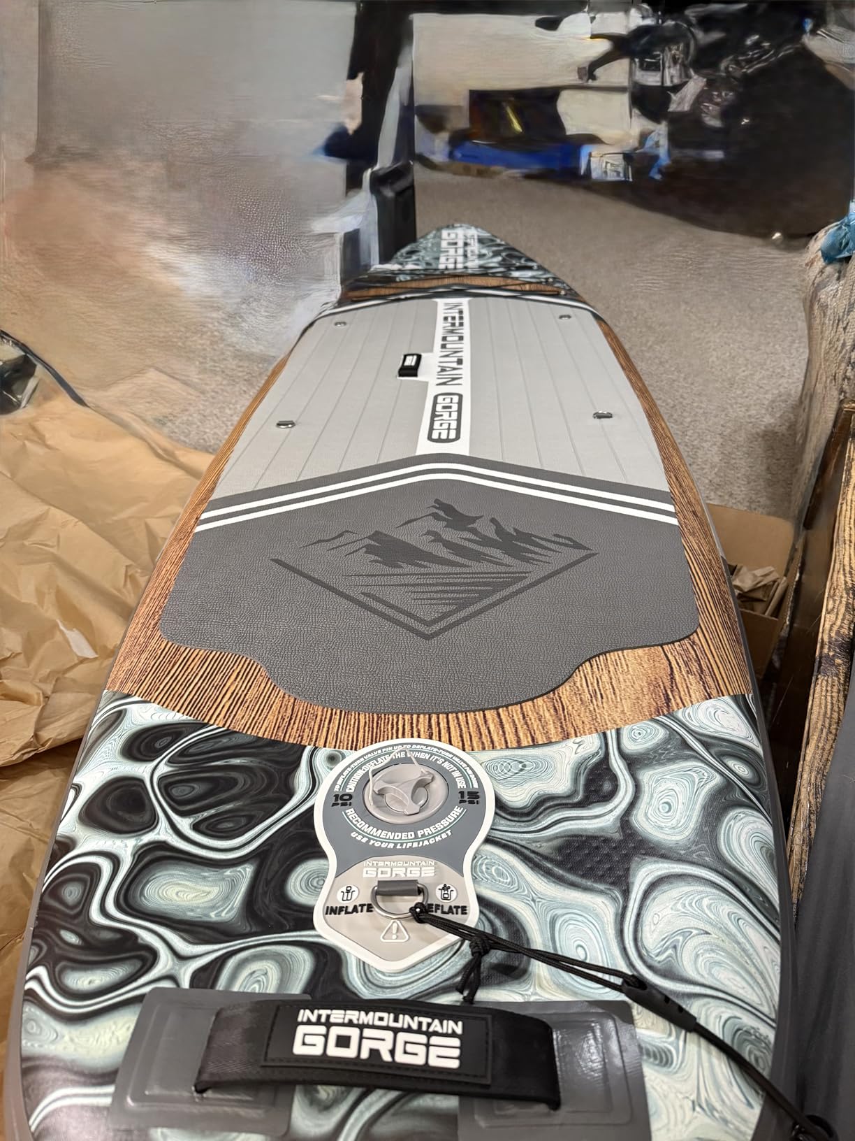 11'x34 Ultra Wide Inflatable Paddle Board, Stand Up Paddle Board &420lb Capacity for All Skill, Paddle Board for Yoga/Family, EVA Deck, US Fin, 100L Bag, High-Pressure Pump, Safety Leash customer photo 1