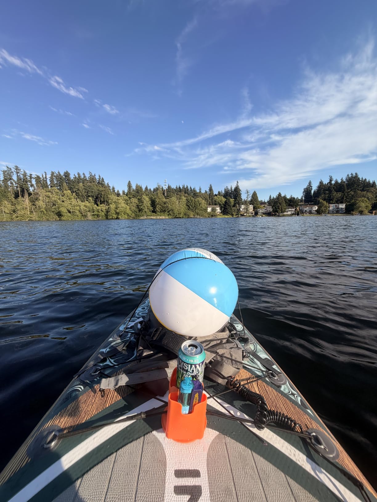 11'x34 Ultra Wide Inflatable Paddle Board, Stand Up Paddle Board &420lb Capacity for All Skill, Paddle Board for Yoga/Family, EVA Deck, US Fin, 100L Bag, High-Pressure Pump, Safety Leash customer photo 2