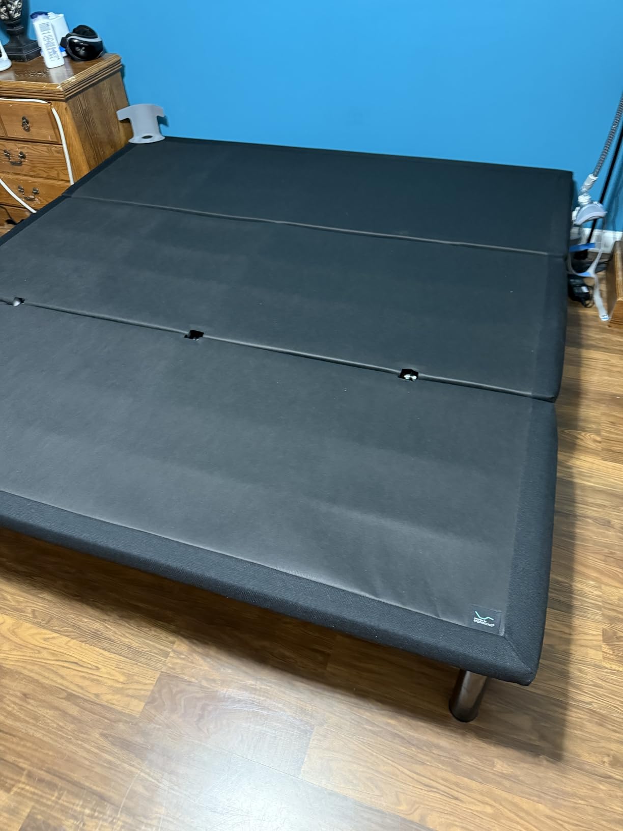Adjustable Bed Frame King Size with Wireless Remote, Head Foot Incline, USB, Underbed Light - Heavy Duty Platform, Zero Gravity Bedframe customer photo 1